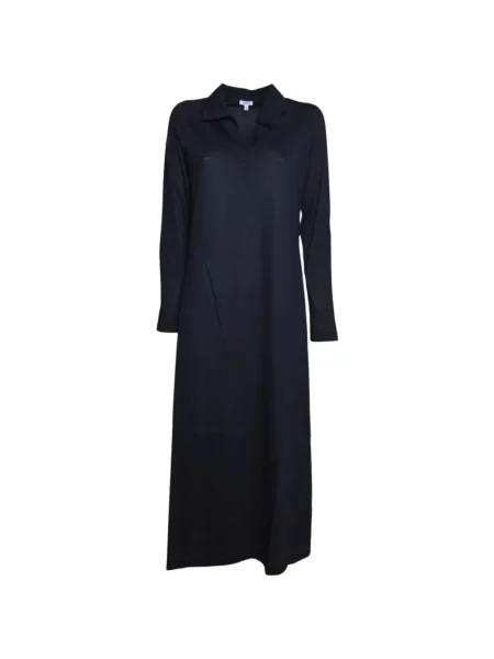 Gulerat lung rochie maxi Aspesi albastru