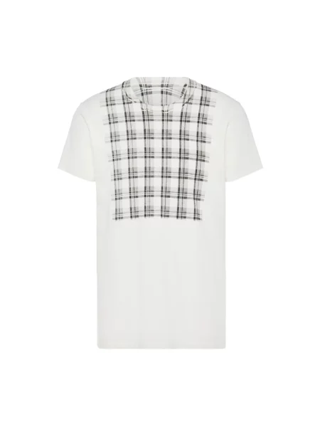 Koszulka Maison Margiela w kratę biała