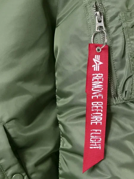 Gulerat geacă parka Alpha Industries verde