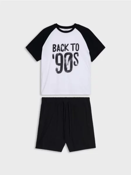 Sinsay piżama dwuczęściowa wielobarwny