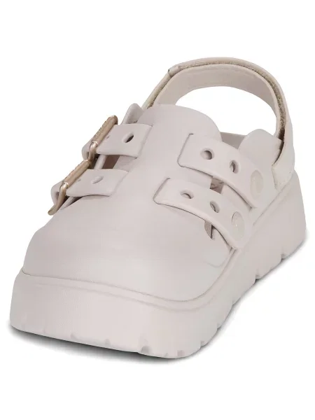 Crocs natikače s platformom za žene Loaferette Clog bež