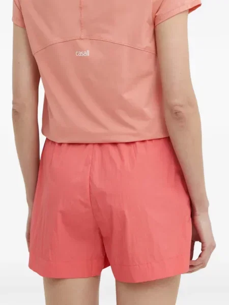 Pantaloni scurți Casall cu imagine cu cordon roz