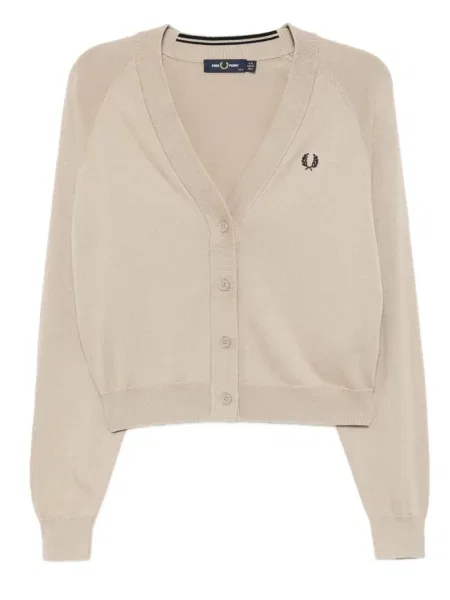 Cardigan Fred Perry cu broderie
