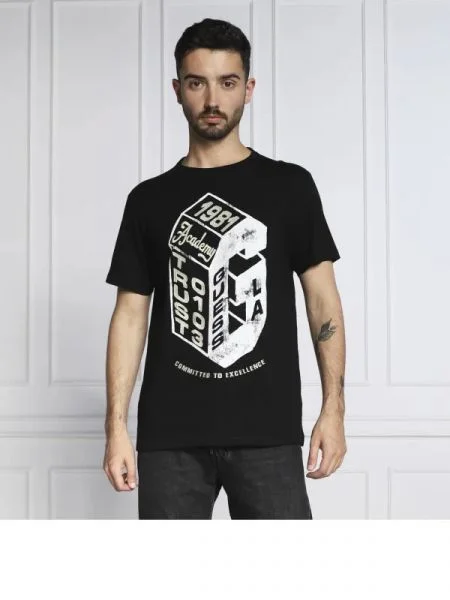 GUESS Tricou CONLEY negru