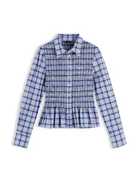 Tommy Jeans Bluză albastru alb