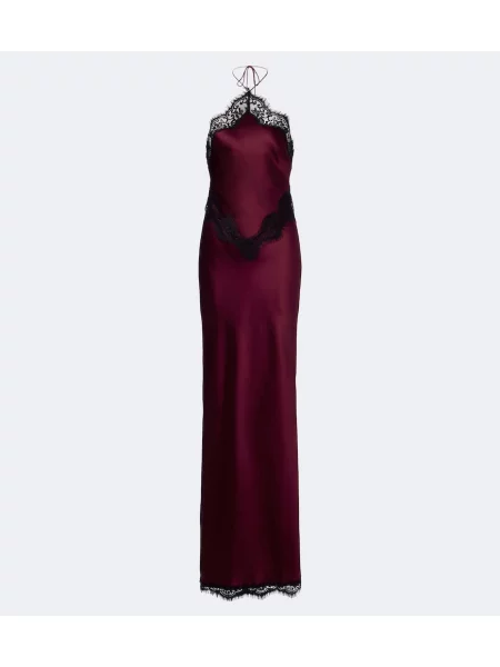 Rochie maxi Retrofete din satin