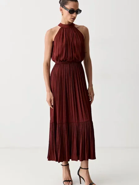 Morgan rochie halter RAMAGE maro