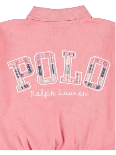 Koszulka polo dziecięca Polo Ralph Lauren różowa