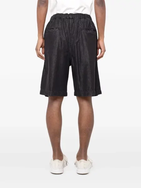 Pantaloni scurți din denim In･stru(men-tal). negru