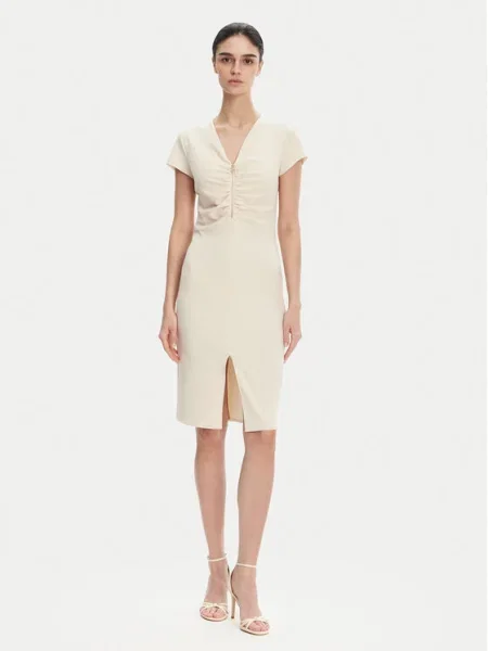 Rinascimento Rochie cocktail bej