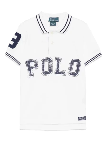 Koszulka polo dziecięca Polo Ralph Lauren biała