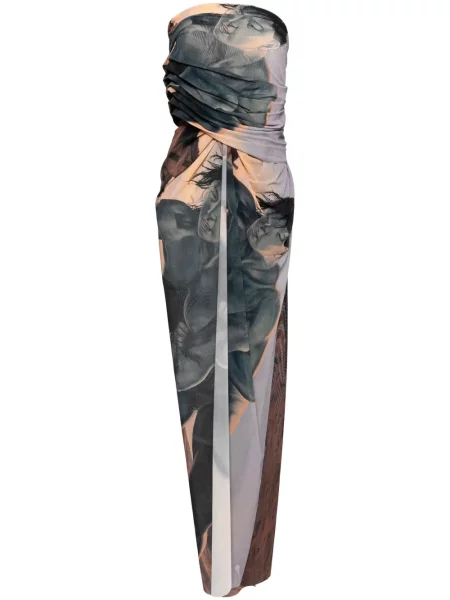 Fustă Sankuanz plasă gri