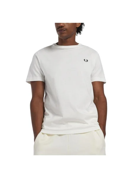 Tričko Fred Perry s okrúhlym výstrihom biela
