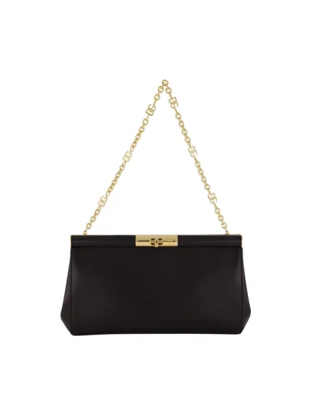 Torebka Dolce And Gabbana skórzana biznesowa czarna