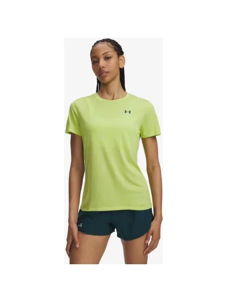 Koszulka z krótkim rękawem Under Armour Tech Twist limonkowy XS zielony