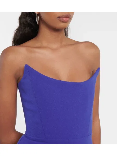 Rochie Alex Perry din crep albastru