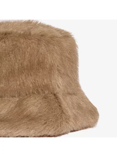ADIDAS ORIGINALS Kapa FUR BUCKET brokat / srebrna rjava