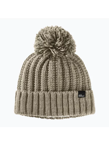 Zimní čepice Jack Wolfskin Highloft Knit anis béžový