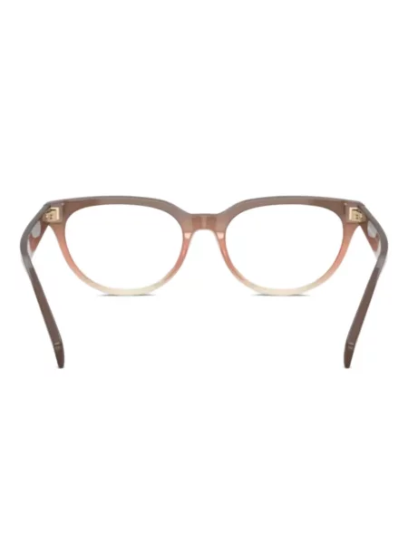 Ochelari de soare Michael Kors cu imprimeu geometric maro
