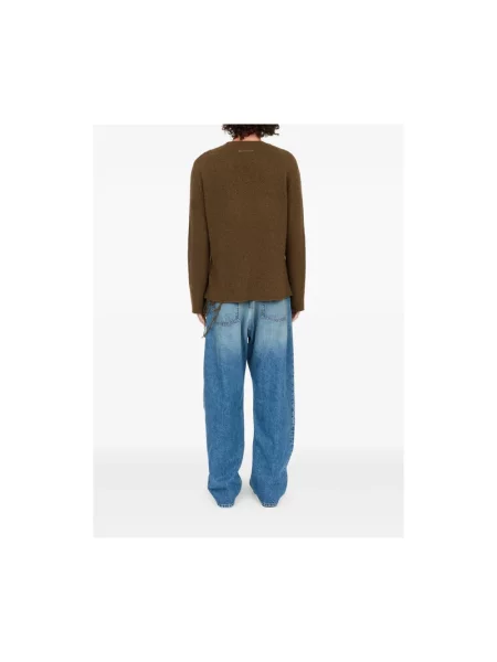 Sweter Mm6 Maison Margiela brązowy