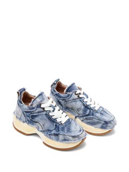 Sneakerși Hogan cu platformă albastru
