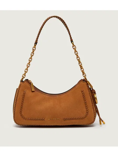 Michael Kors De piele geantă pe umăr Nolita maro