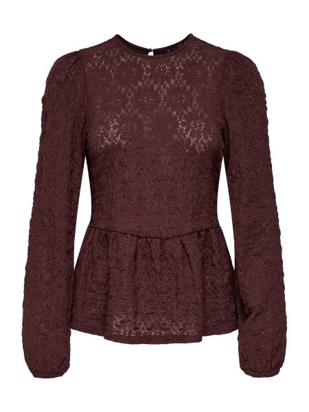 ONLY Tričko ONLGIAVANNA čokoládová