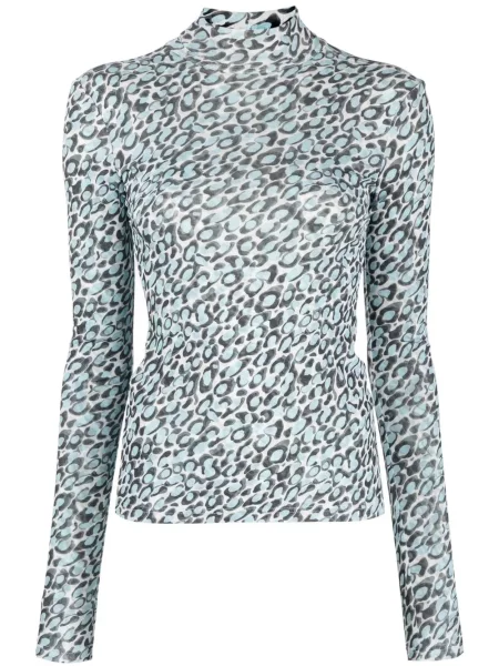 Top Nanushka albastru