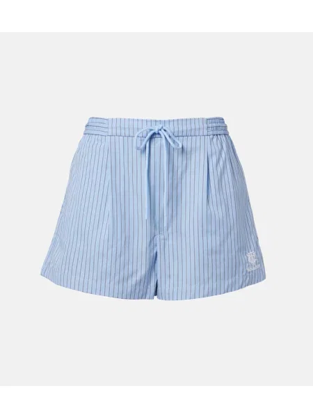 Pantaloni scurți Polo Ralph Lauren cu dungi albastru