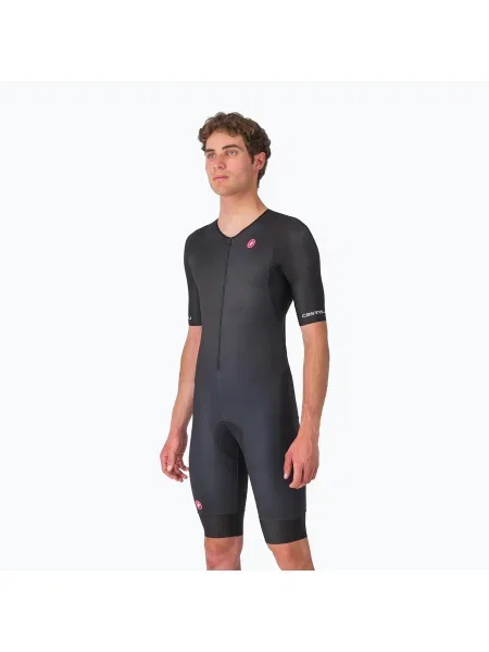 Мъжки костюм за колоездене Castelli Core Tri black черно