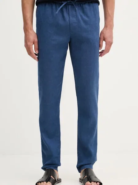 Tommy Hilfiger pantaloni pentru bărbați cu amestec de in