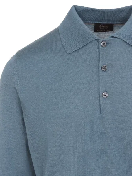 Tricou polo Brioni albastru