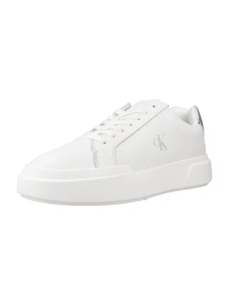 Calvin Klein Tenisice Chunky Cupsole Lace Up Lth Met bijela