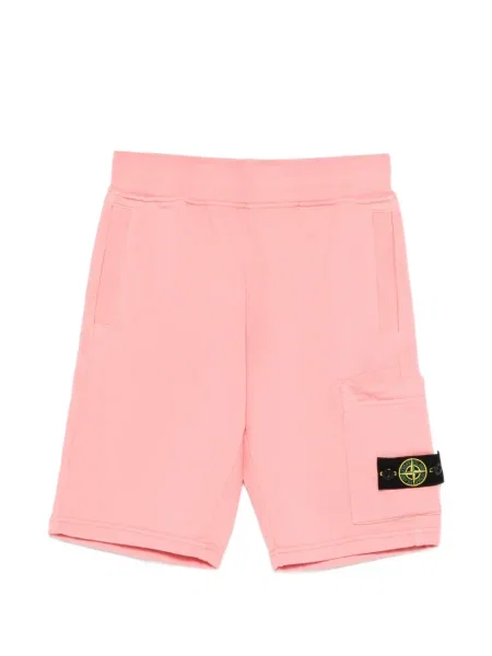 Szorty dziecięce Stone Island różowe