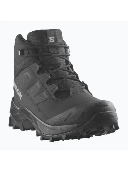 Cizme de trekking pentru bărbați Salomon Crosstrak WP negru/negru/asfalt negru