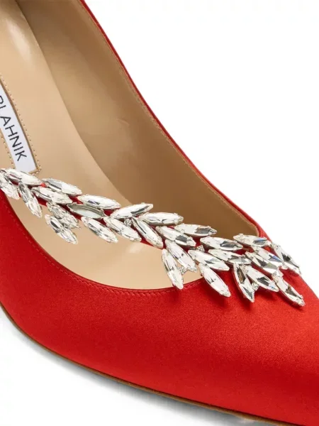 Pantofi cu toc Manolo Blahnik roșu
