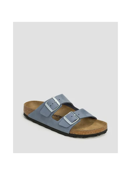Șlapi Albaștri Pentru Femei Birkenstock Arizona Lenb Narrow albastru