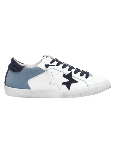 Sneakersy 2star skórzane białe