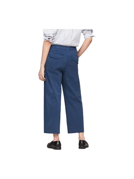 Pantaloni Tommy Hilfiger albastru
