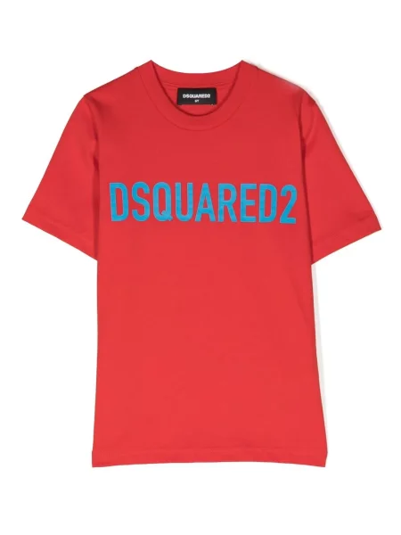 Koszulka dziecięca Dsquared2 czerwona