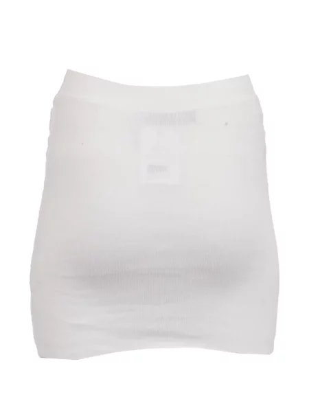 Fusta mini Iro tricotate alb