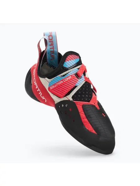 Încălțăminte de cățărare pentru femei La Sportiva Solution Comp hibiscus/ malibu blue albastru