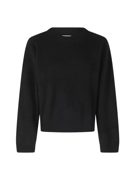Sweter Loulou De Saison wełniany czarny