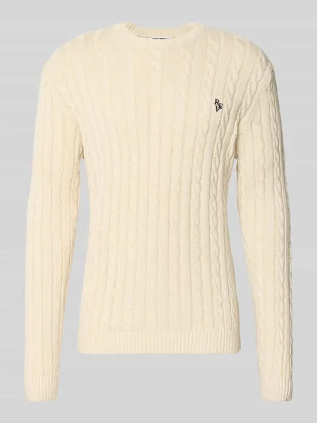 Sweter z dzianiny z czystej bawełny krój slim fit Review