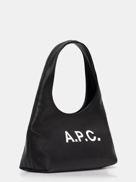 A.P.C. hobo táska női műbőr baby ninon shoulder fekete