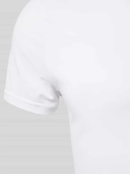 T-shirt z dekoltem w serek w zestawie 2 szt. Joop! Collection biała