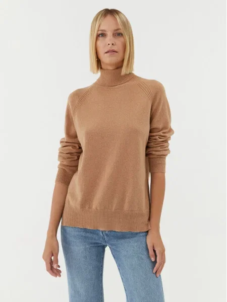 TWINSET Bluză cu gât bej