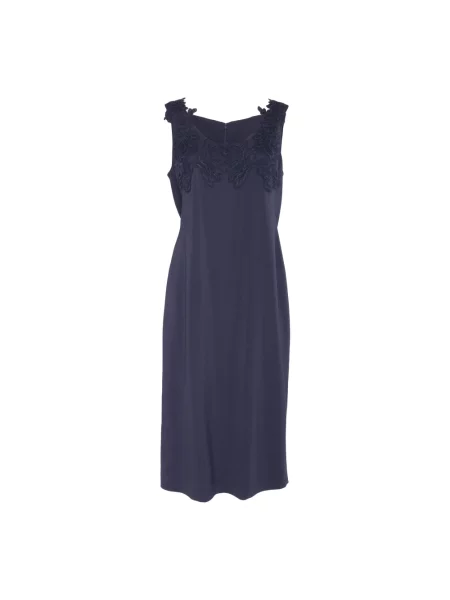 Sukienka midi Alberta Ferretti niebieska