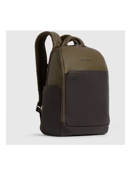 Torba na laptopa Piquadro skórzana brązowa