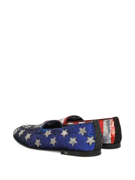 Flitteres loafer Dolce & Gabbana piros